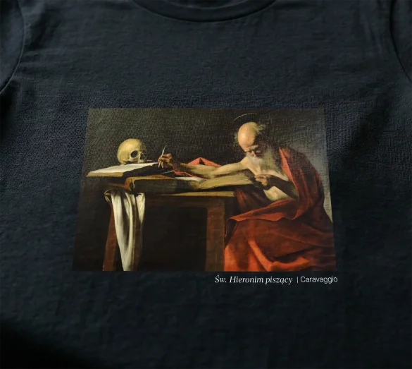 Bluzka damska Św. Hieronim piszący Caravaggio