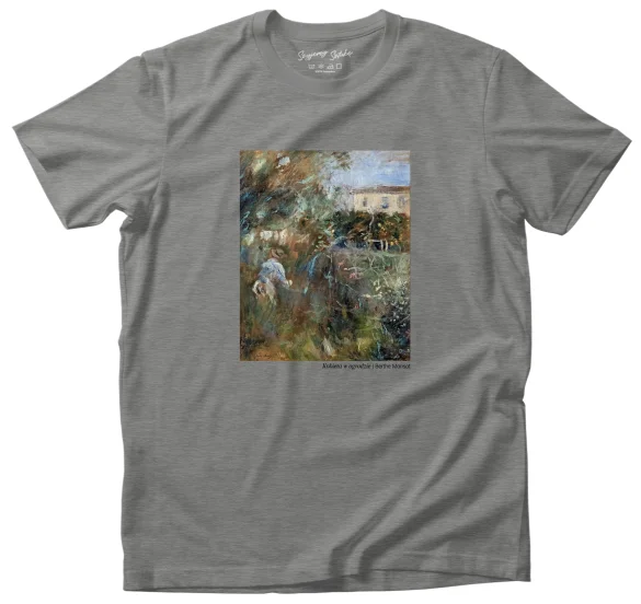 Koszulka z nadrukiem Kobieta w ogrodzie Berthe Morisot