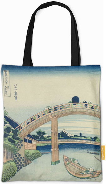 Torba na ramię Pod mostem Mannen w Fukagawa Katsushika Hokusai