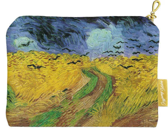 Kosmetyczka mini Pole pszenicy z krukami Vincent Van Gogh