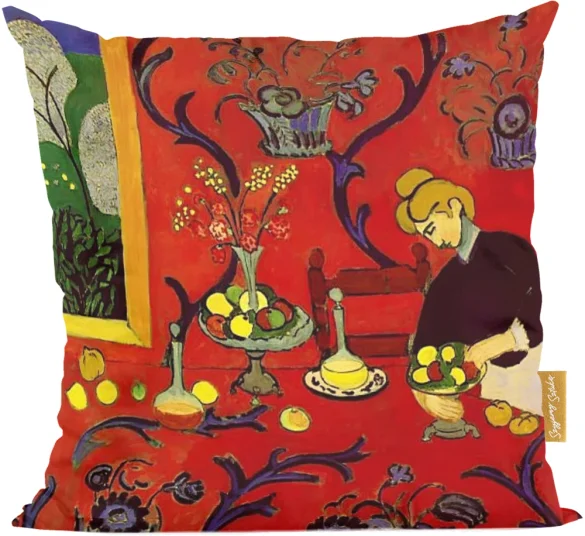Poduszka Harmonia w czerwieni Henri Matisse