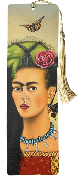 Zakładka do książki Frida z legwanem – portret inspirowany Fridą Kahlo