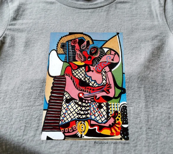 Koszulka z nadrukiem Pocałunek Pablo Picasso