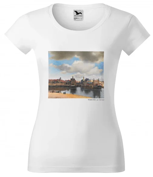 Bluzka damska Widok Delft Jan Vermeer
