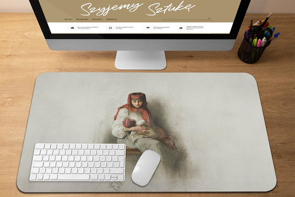 Podkładka Wieśniaczka z dzieckiem Anna Bilińska-Bohdanowiczowa 60x40cm