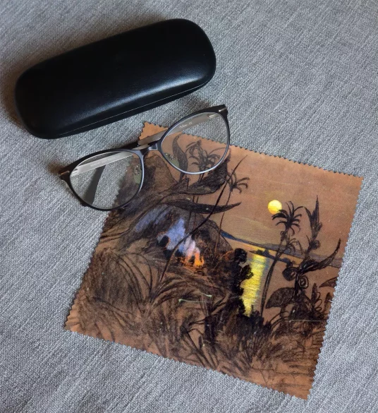 Ściereczka do okularów Pejzaż australijski Witkacy