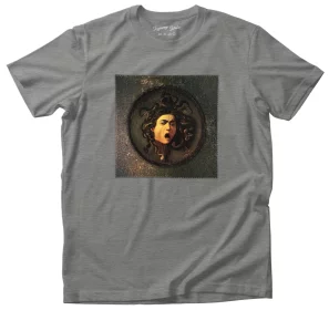 Koszulka z naszywką Głowa meduzy Caravaggio