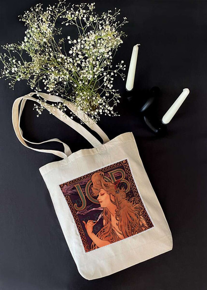 Torba z naszywką Job Alfons Mucha