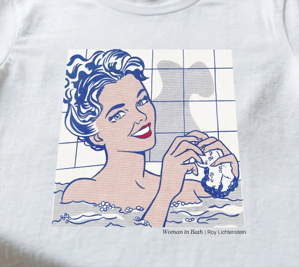 Koszulka z nadrukiem Woman in Bath Roy Lichtenstein