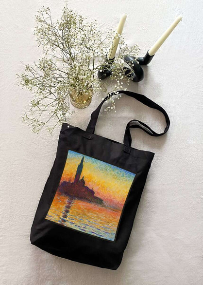Torba z naszywką San Giorgio maggiore at dusk Claude Monet