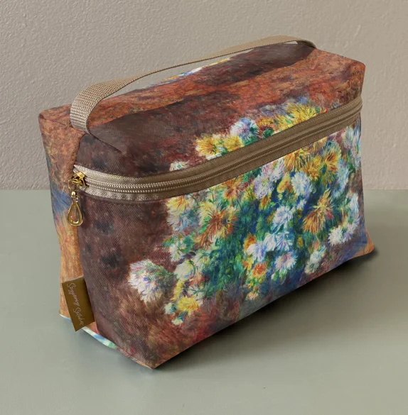 Kosmetyczka kuferek Chryzantemy Pierre-Auguste Renoir