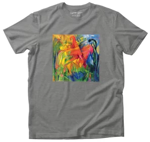 Koszulka z naszywką Zwierzęta w krajobrazie Franz Marc