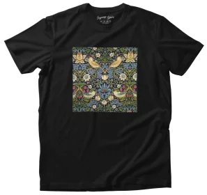 Koszulka z naszywką Kradzież truskawek William Morris