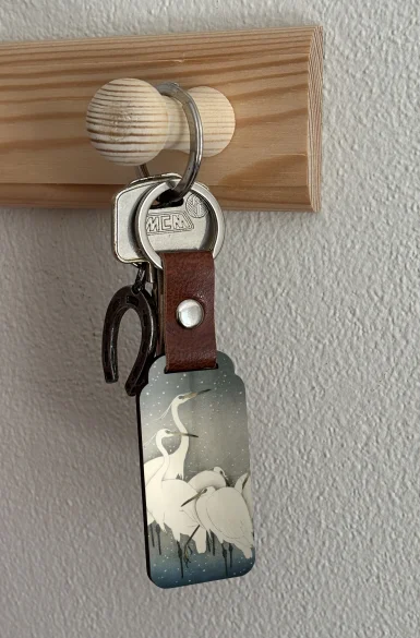 Brelok Grupa czapli Ohara Koson