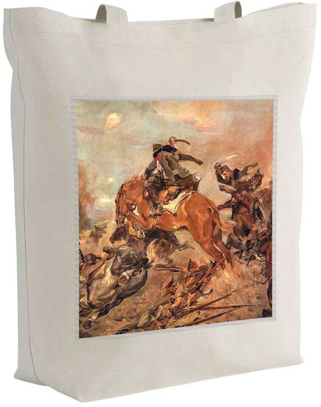Torba z naszywką Szarża pod Rokitną Wojciech Kossak