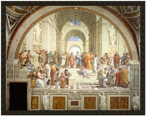 Naszywka Szkoła Ateńska Rafael Santi