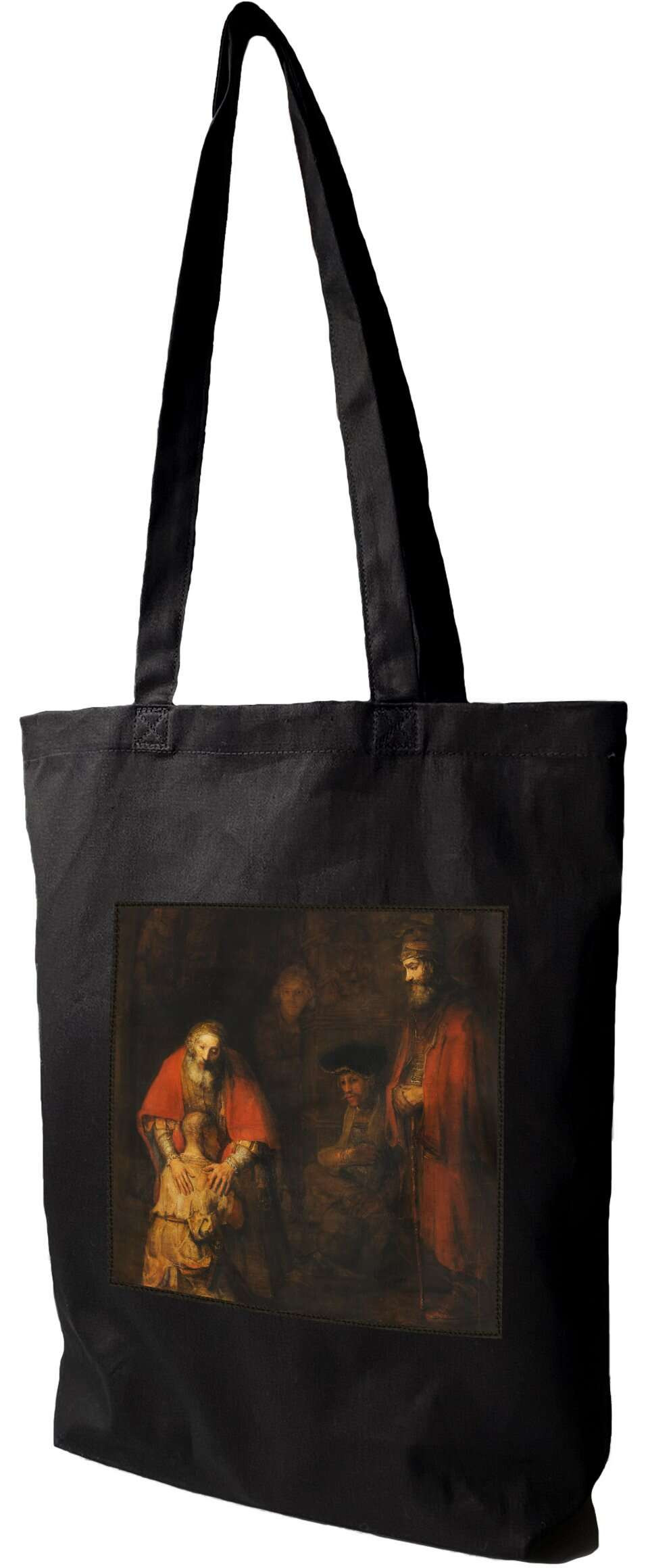 Torba z naszywką Powrót syna marnotrawnego Rembrandt, Czarna