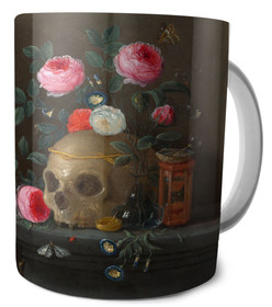 Kubek Vanitas martwa natura Jan van Kessel (starszy)