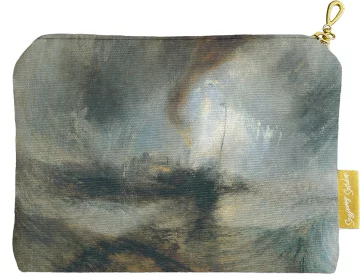 Kosmetyczka mini Śnieżyca: Parowiec na wejściu do portu William Turner