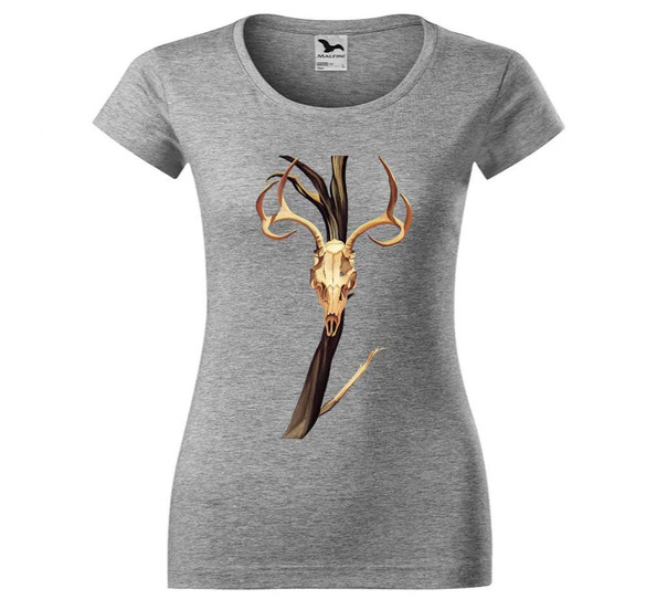 Bluzka damska Czaszka jelenia Georgia O’Keeffe