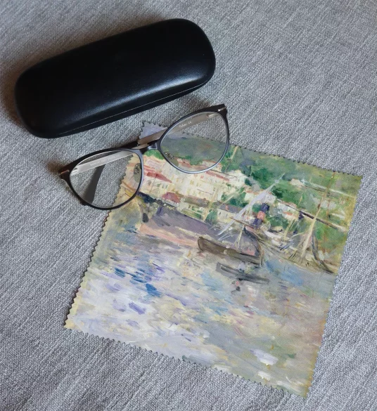 Ściereczka do okularów Port w Nicei Berthe Morisot