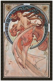 Naszywka La Danse (Taniec) Alfons Mucha