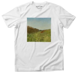 Koszulka z naszywką Zając wśród zboża Józef Chełmoński