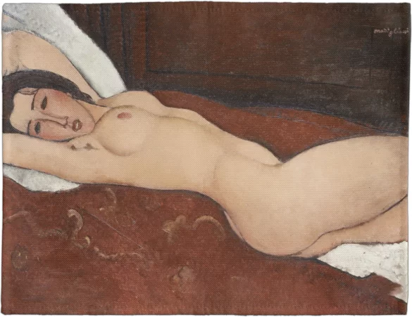 Podkładka na stół Leżący akt Amedeo Modigliani