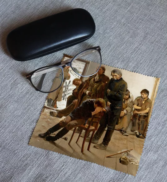 Ściereczka do okularów Na etapie (Aresztanci) Jacek Malczewski