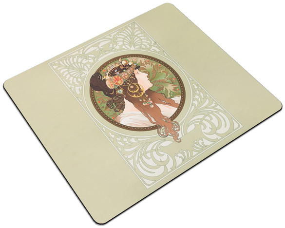 Podkładka Bizantyjskie głowy: brunetka Alfons Mucha 24x19cm