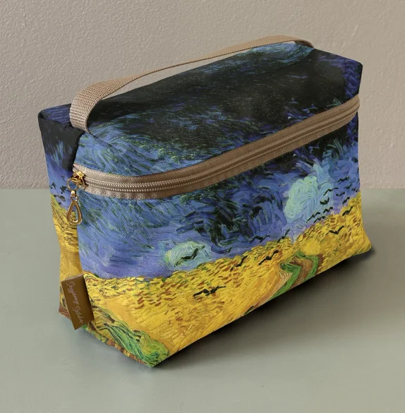 Kosmetyczka kuferek Pole pszenicy z krukami Vincent Van Gogh