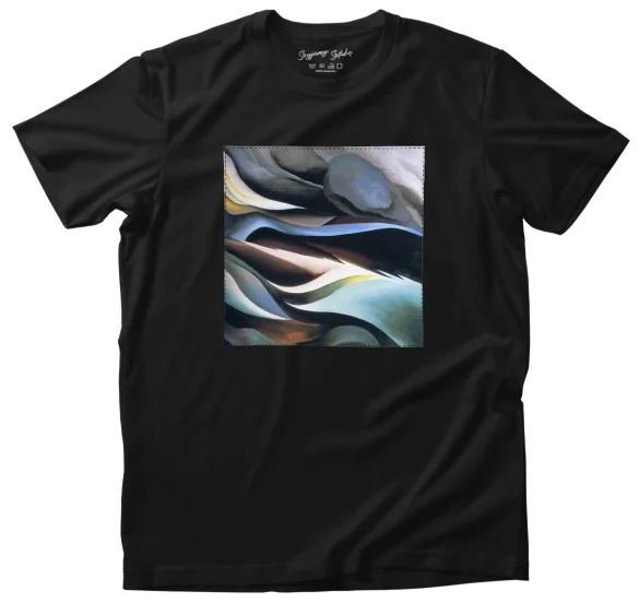 Koszulka z naszywką Z Jeziora Georgia O’Keeffe