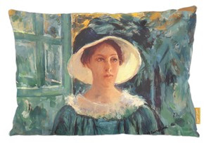 Poduszka Młoda kobieta w ogrodzie Mary Cassatt