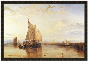 Naszywka Statek pasażerski Dort z Rotterdamu bez wiatru William Turner