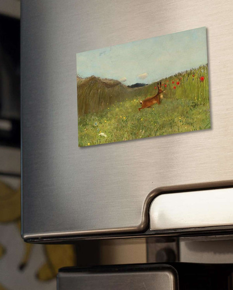 Magnes Zając wśród zboża Józef Chełmoński