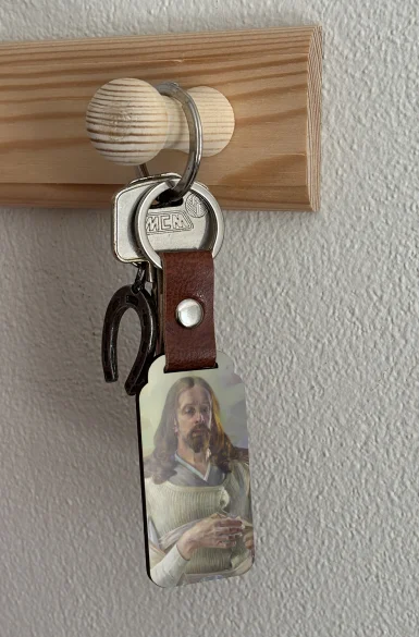 Brelok Chrystus w Emaus - środkowa część tryptyku Jacek Malczewski