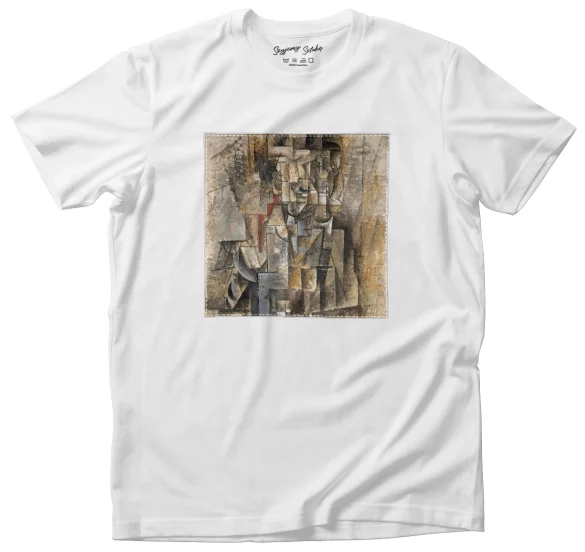 Koszulka z naszywką Mężczyzna ze skrzypcami Pablo Picasso