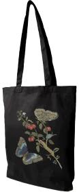 Torba bawełniana Great Blue Butterflies and Red Fruits Maria Sibylla Merian