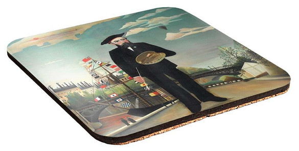 Podkładka pod kubek Ja sam, portret-pejzaż Henri Rousseau