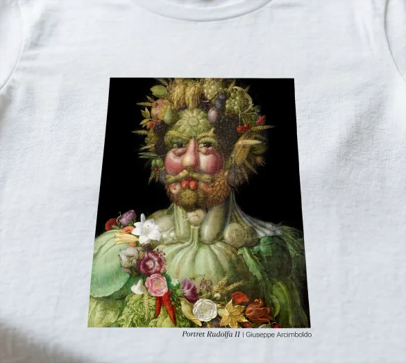 Koszulka z nadrukiem Portret Rudolfa II Giuseppe Arcimboldo