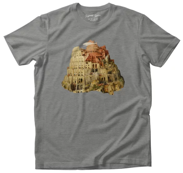 Koszulka Wieża Babel Pieter Bruegel starszy