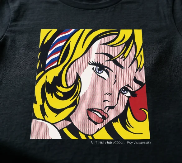 Bluzka damska Girl with Hair Ribbon Roy Lichtenstein