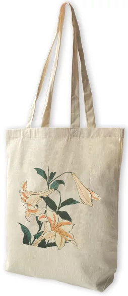 Torba bawełniana Lilie Katsushika Hokusai