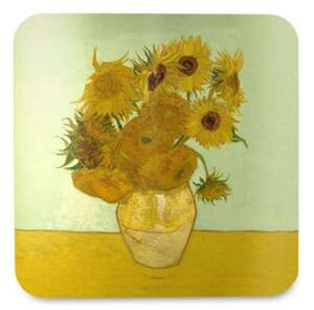 Podkładka pod kubek Martwa natura: wazon z piętnastoma słonecznikami Vincent Van Gogh