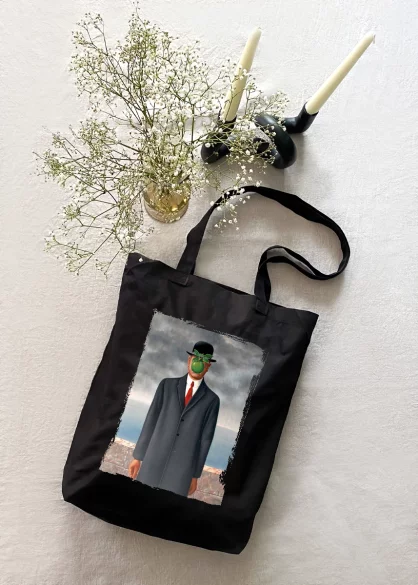 Torba bawełniana Syn człowieczy René Magritte