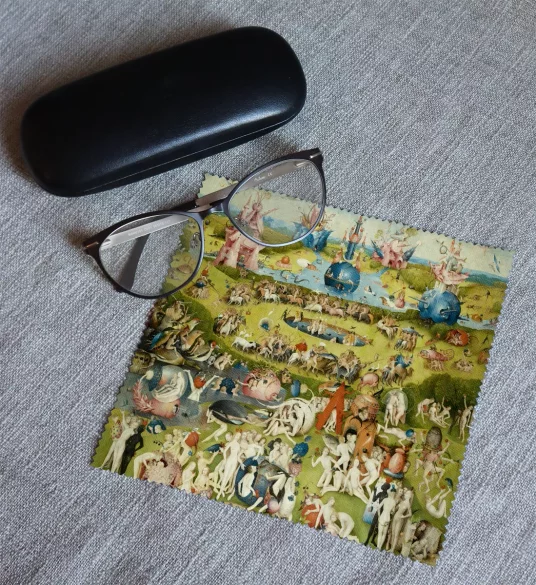 Ściereczka do okularów Ogród rozkoszy ziemskich Hieronim Bosch