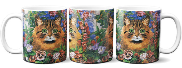 Kubek Studium kota Louis Wain