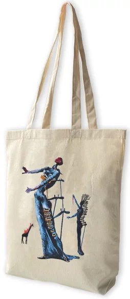 Torba bawełniana Płonąca żyrafa Salvador Dali