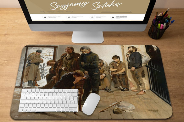 Podkładka Na etapie (Aresztanci) Jacek Malczewski 60x40cm