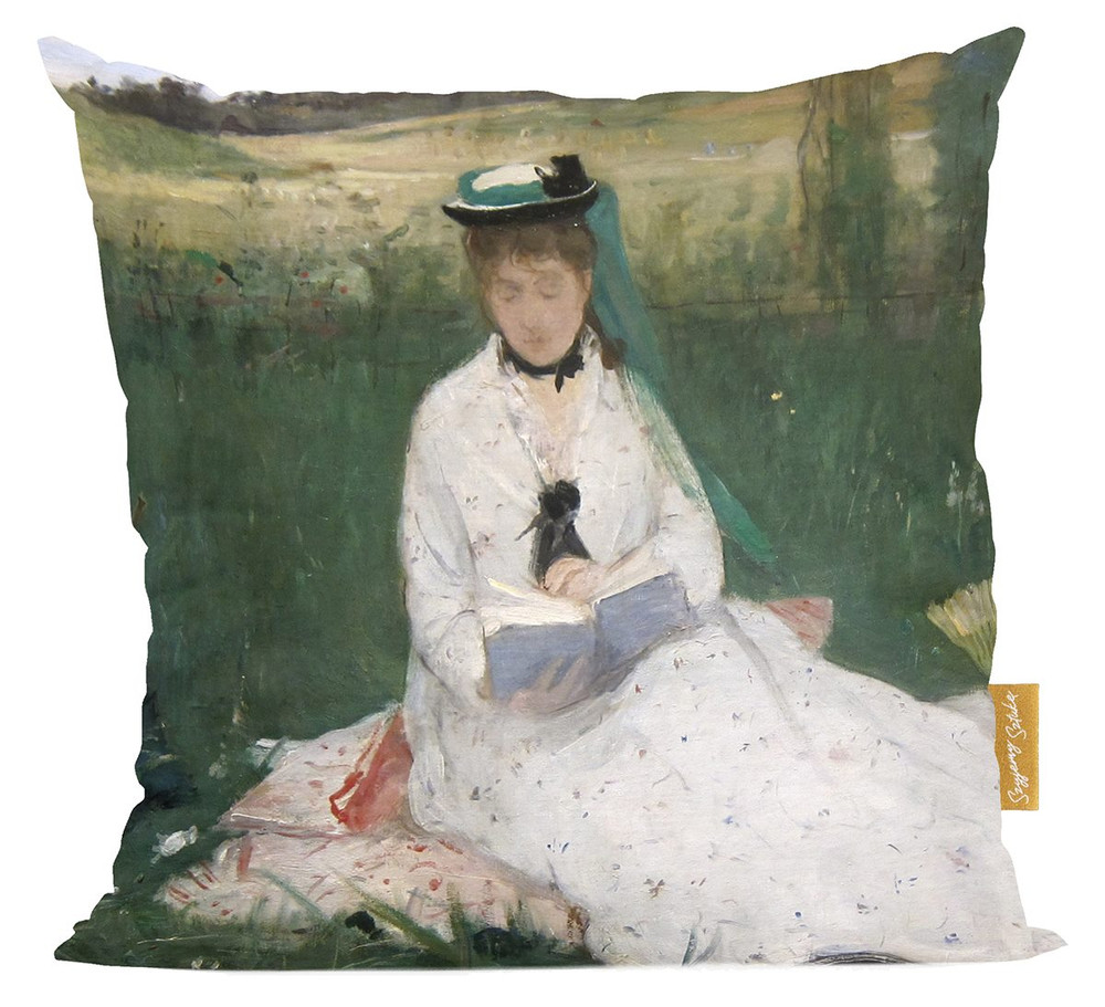Poduszka Czytanie (portret Edmy Morisot) Berthe Morisot